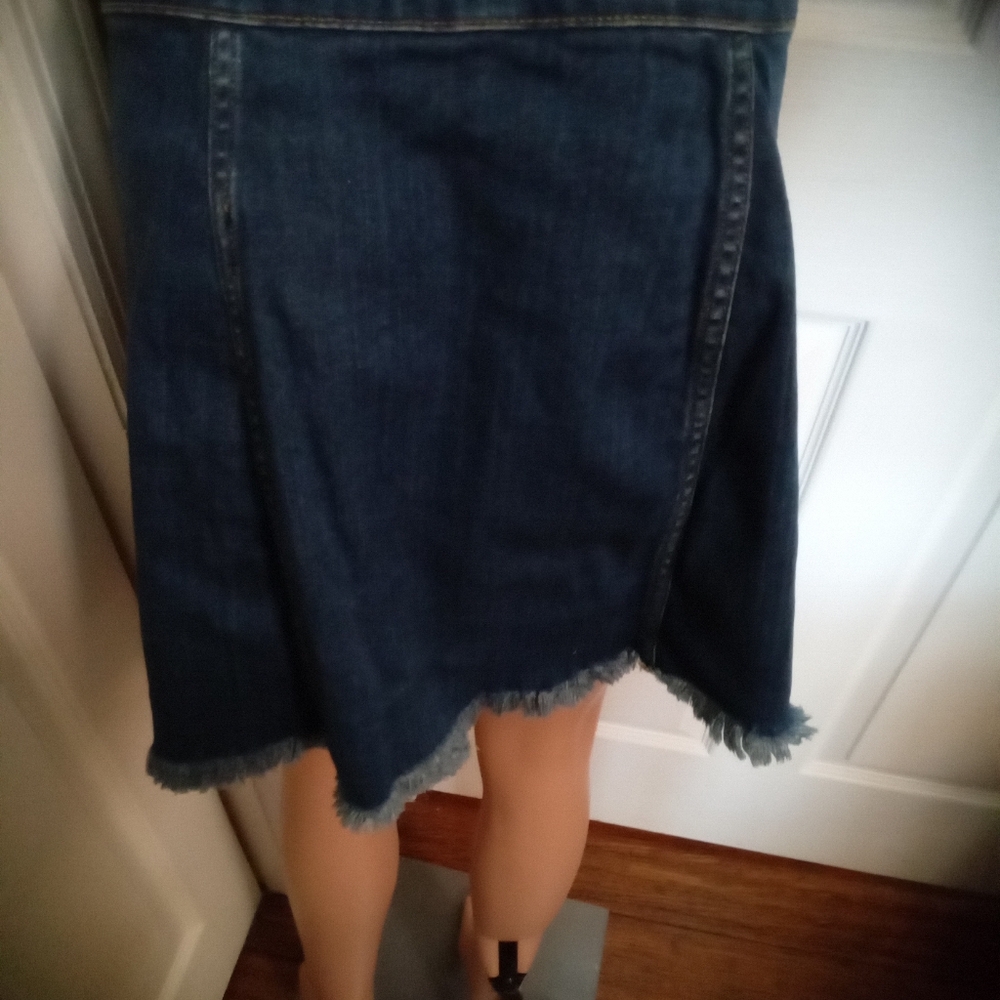 Cello Jeans Size L Denim Button Down Mini Skirt - Picture 3 of 5